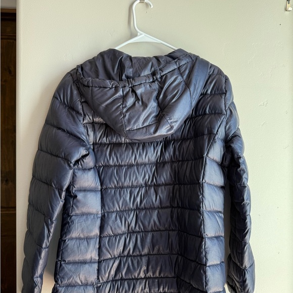 Andrew Marc Packable Lightweight Premium Down Blue Jacket - Picture 4 of 4